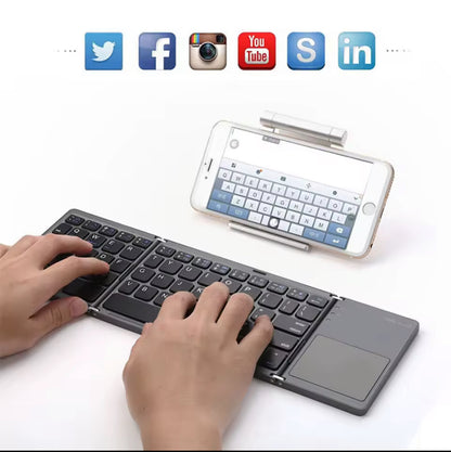 Mini Wireless Bluetooth Folding Keyboard
