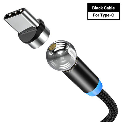360° Magnetic Charging Cable for iPhone and Android