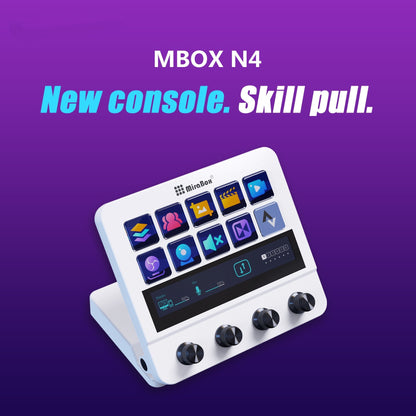 N4 Visual Programmable Keyboard with Four Knobs