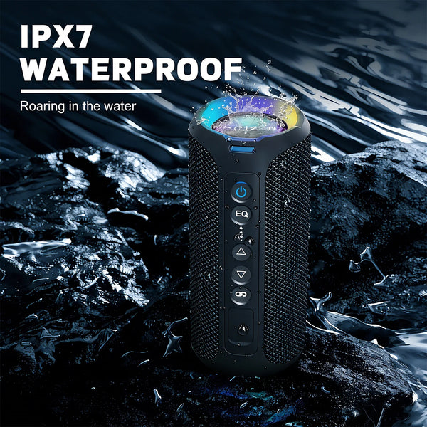 Ortizan Portable Bluetooth Speakers with IPX7 Waterproof