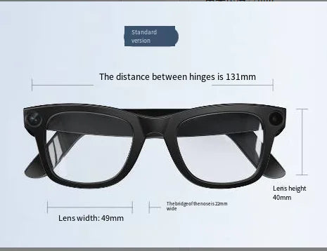 Lunettes intelligentes avec caméra IA